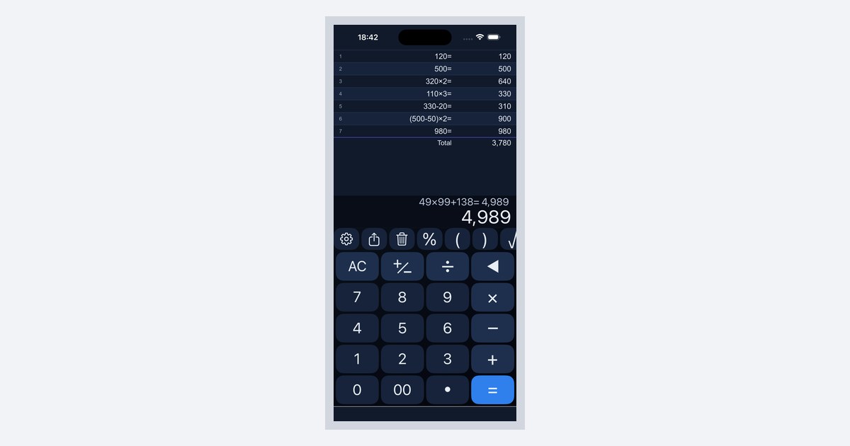 A Calculator App With More Color and Font Options Than Your Phone's Default